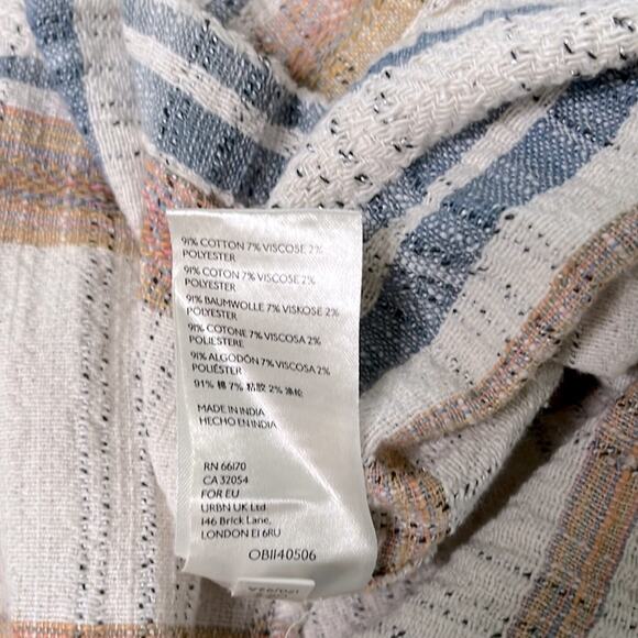 Free People Harper Striped Midi Dress Size S - Picture 6 of 7